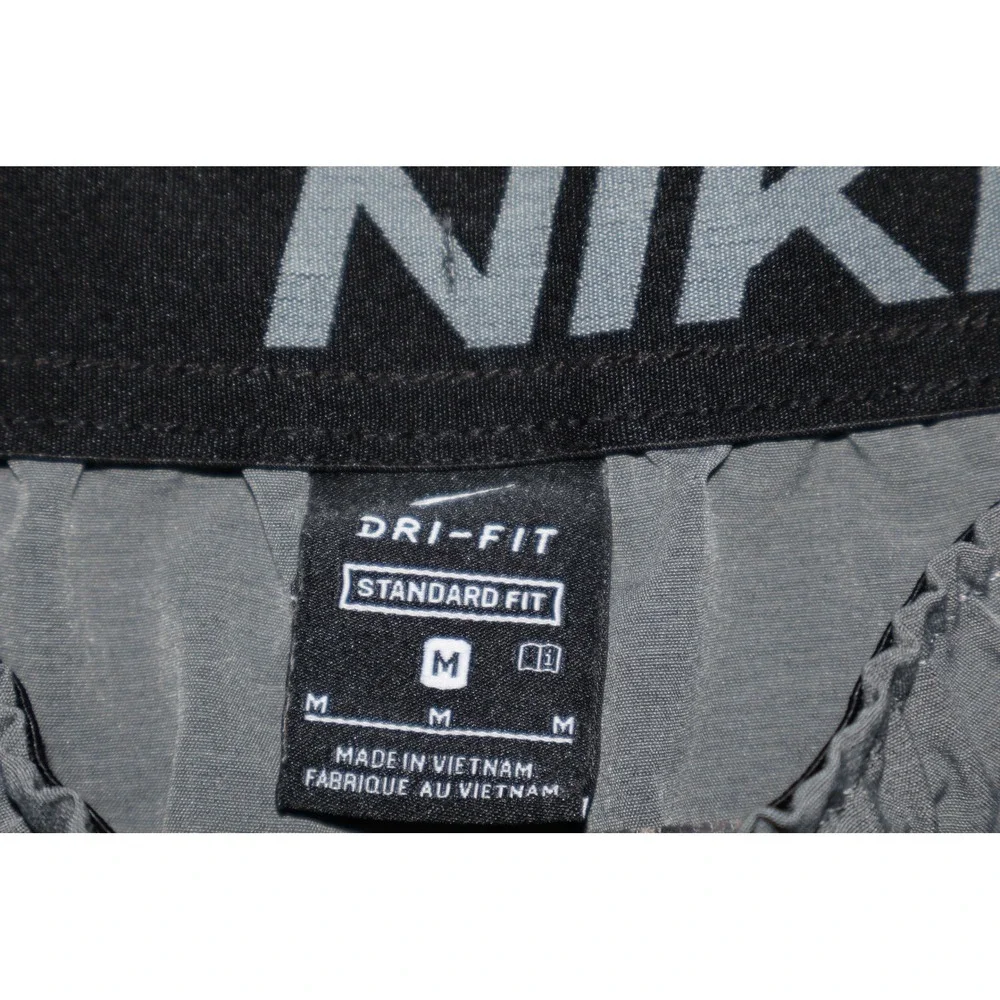 Nike Shorts Mens Medium Gray Dri-Fit Standard Fit Athletic Gym 8